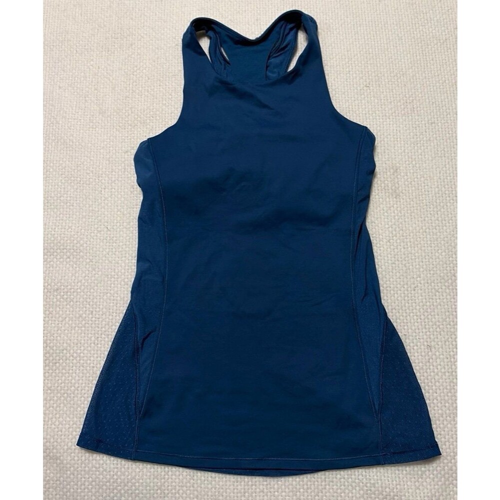 lululemon Women’s Blue Racerback Athletic Workout Tank Top